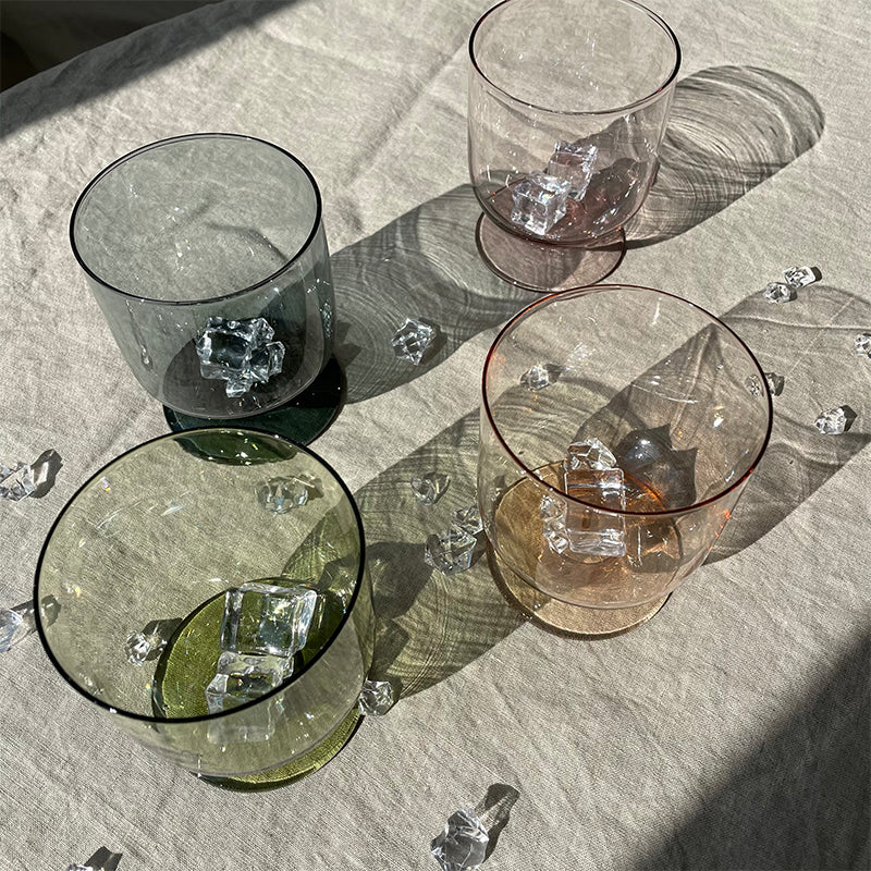 Goblet Glas Groen - 2 Glazen (set)